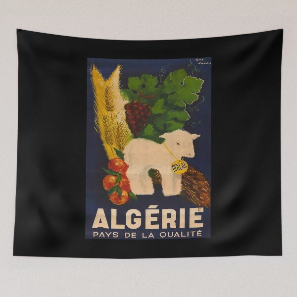 Item preview, retro classic Algerie poster designed and sold by CorasPosters.
