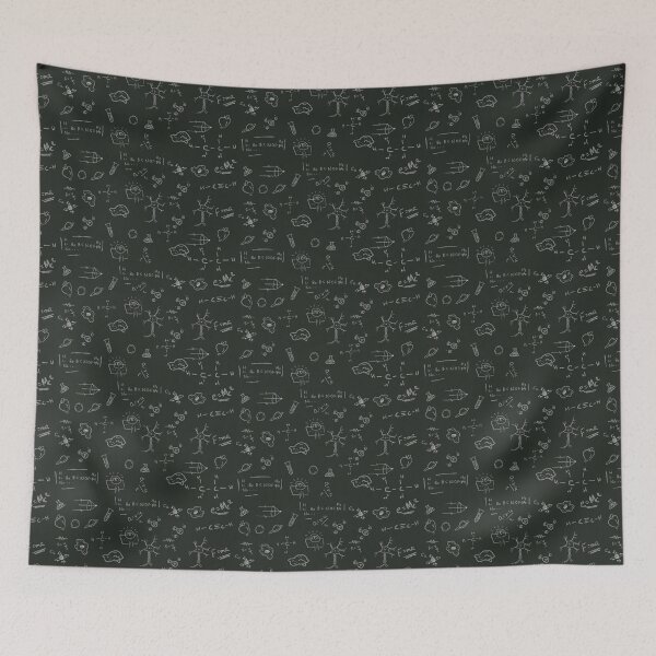 Item preview, Chalkboard Science Scribbles designed and sold by Inkcess.