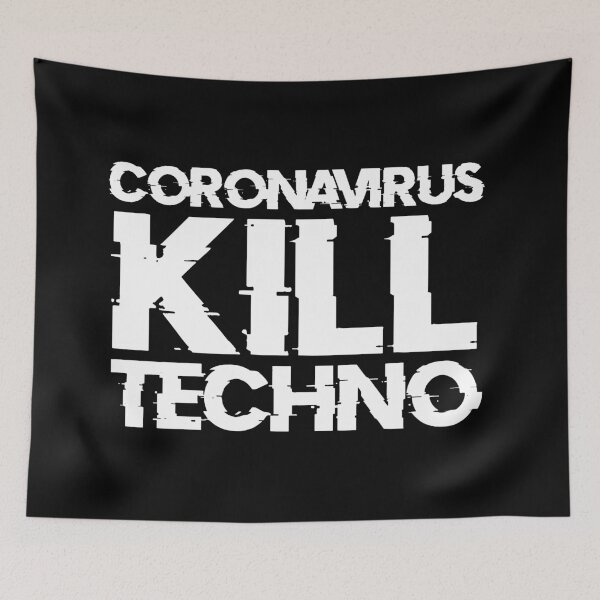 Item preview, Coronavirus kill techno designed and sold by Azylohm.