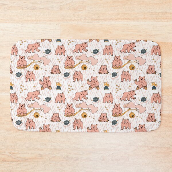 Item preview, Pink yellow bears pattern designed and sold by essskina.