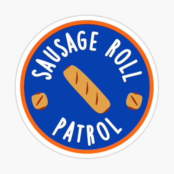 Sausage Roll Patrol Glossy Sticker