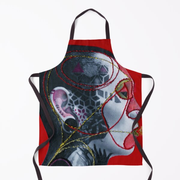 Item preview, CLON 3 - Fine Art Mixed Media Avant-Garde Portrait designed and sold by Azanza.
