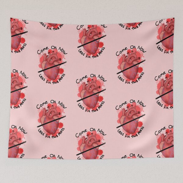 Item preview, Come on now lets fix this mess - heart designed and sold by DesignsBySaxton.