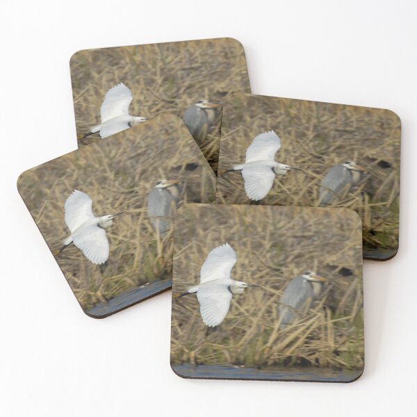 Item preview, Eastern Great Egret Flys by Grey Heron designed and sold by Mike Ashley.