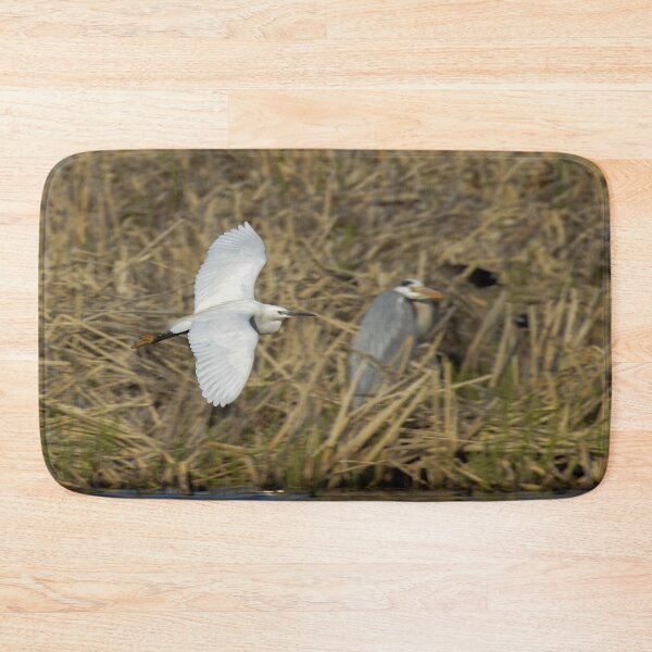 Item preview, Eastern Great Egret Flys by Grey Heron designed and sold by Mike Ashley.