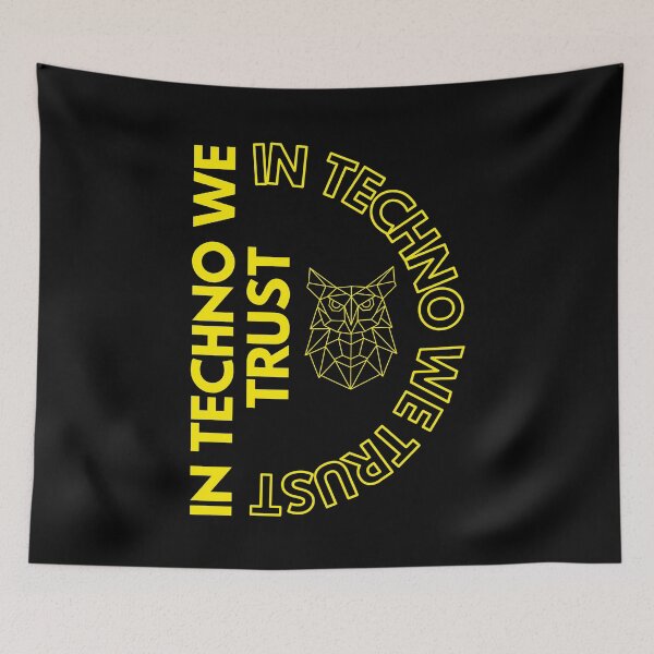 Item preview, In techno we Trust Animal 3 Yellow designed and sold by kyds.