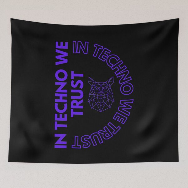 Item preview, In techno we Trust Animal 3 Purple designed and sold by kyds.