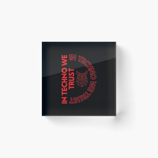 Item preview, In techno we Trust Animal 3 Red designed and sold by kyds.