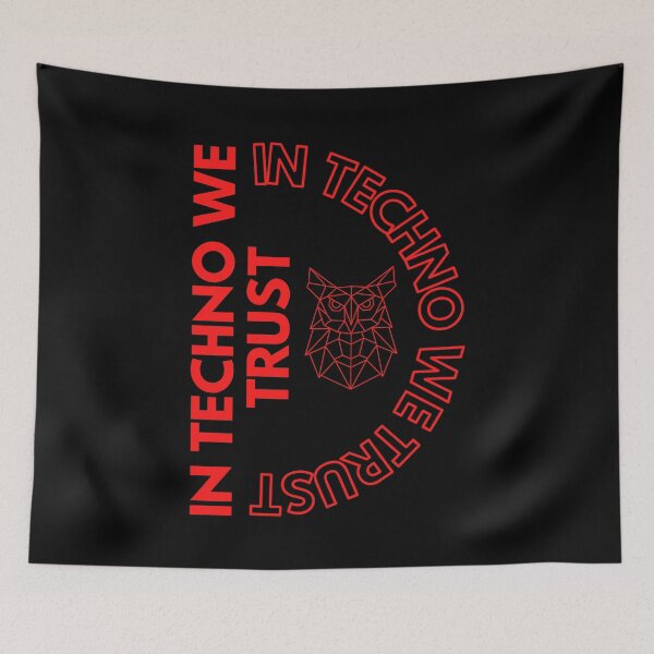 Item preview, In techno we Trust Animal 3 Red designed and sold by kyds.