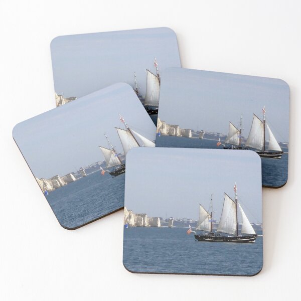 Item preview, Moonfleet sailing across Swanage Bay designed and sold by Mike Streeter.