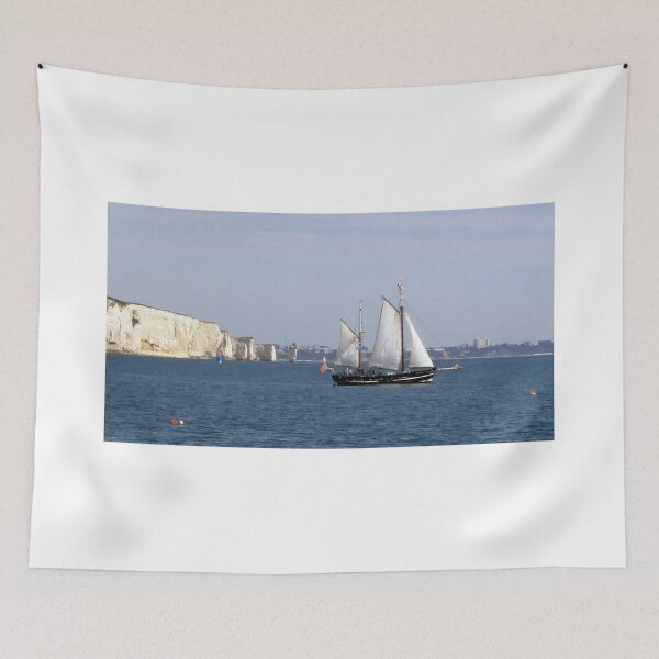 Item preview, Moonfleet sailing across Swanage Bay designed and sold by Mike Streeter.