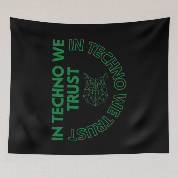 Item preview, In techno we Trust Animal 3 Green designed and sold by kyds.
