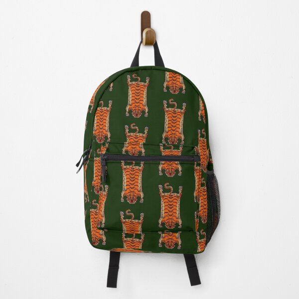 Item preview, TIBETAN TIGER RUG-green designed and sold by BEATRIZ ABAITUA.