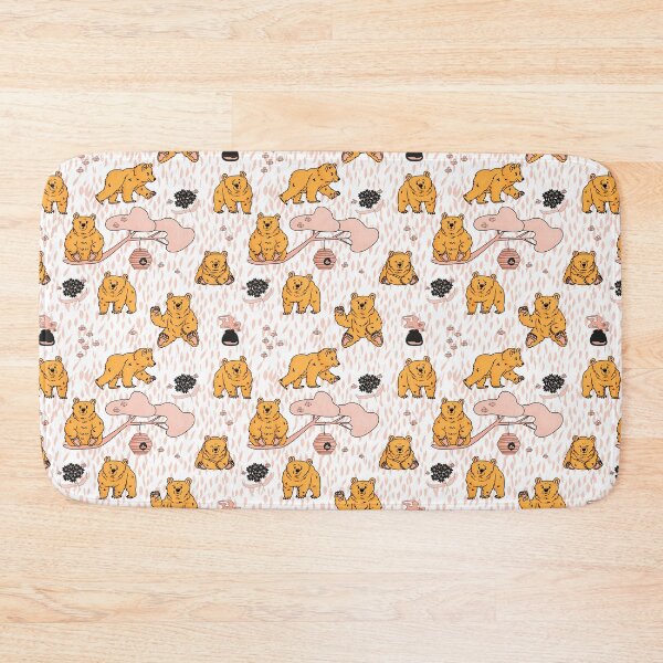 Item preview, Yellow pink bears pattern designed and sold by essskina.