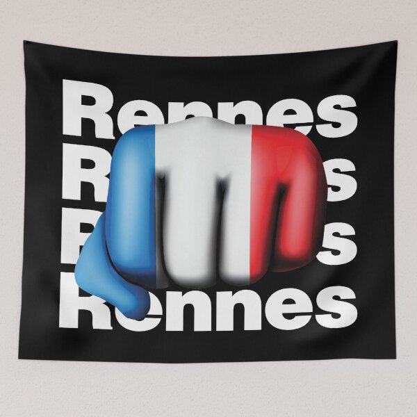 Item preview, Strong Rennes French Fist France Flag designed and sold by elhefe.