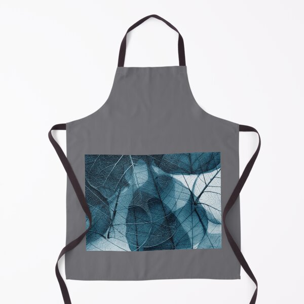 Item preview, Abstract Skeleton Leaves - delicate in blue designed and sold by Ingrid Beddoes Photography.