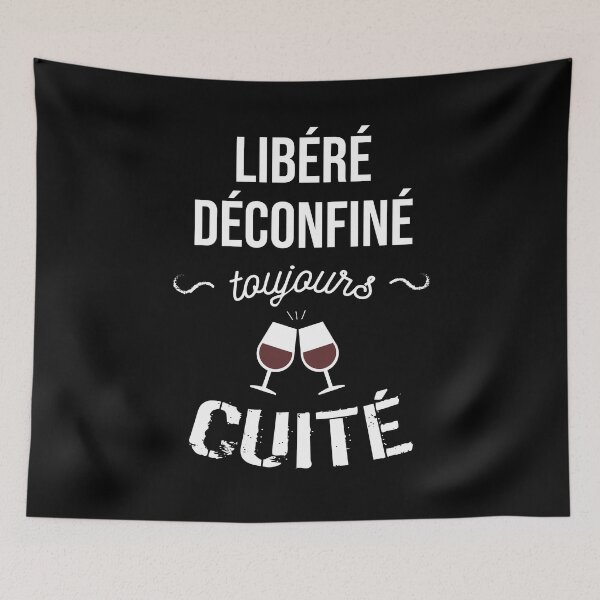 Item preview, humorous deconfinement t-shirt designed and sold by Catcrea.