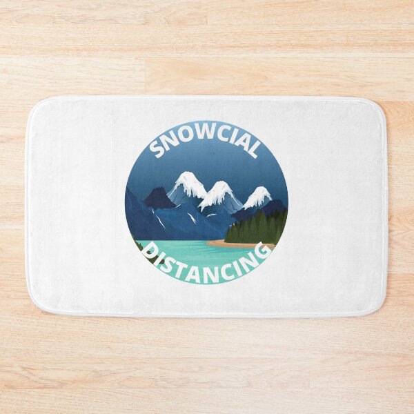 Item preview, Snowcial Distancing Funny Christmas Design designed and sold by Beluved.