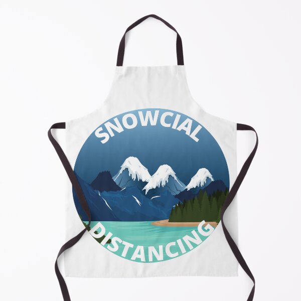Item preview, Snowcial Distancing Funny Christmas Design designed and sold by Beluved.