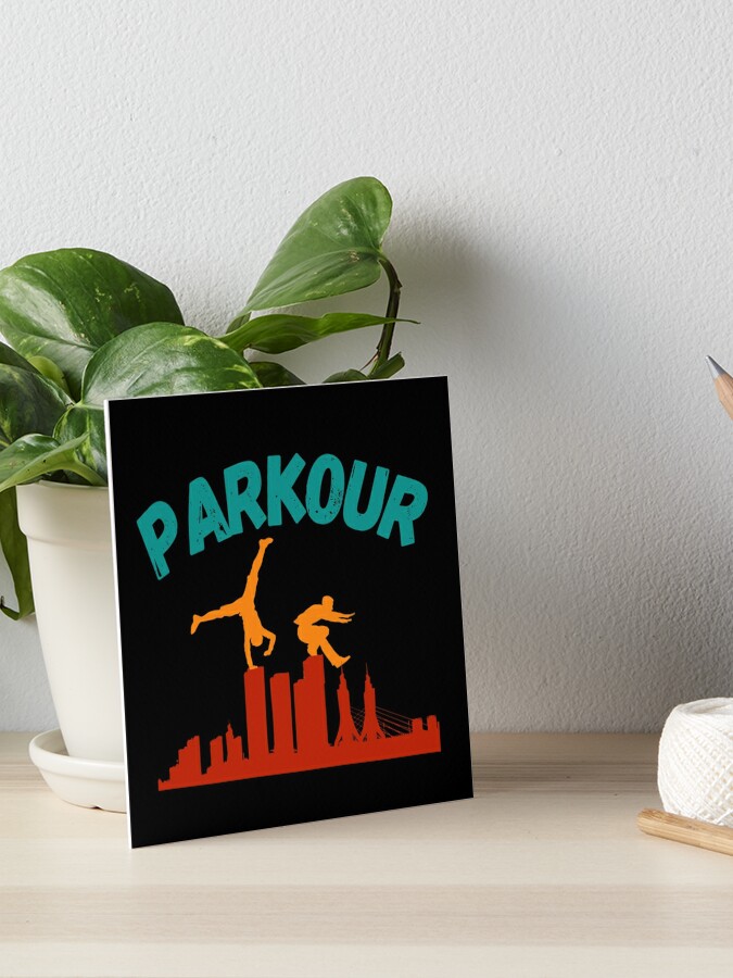 Parkour in the city near me  Art Board Print for Sale by ds-4