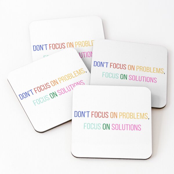 Item preview, Don't focus on problems focus on solutions designed and sold by FourNuns.
