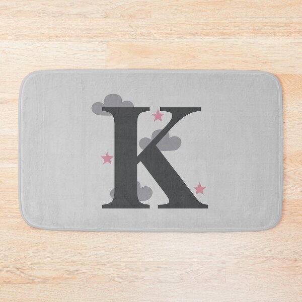 Item preview, Pink Stars & Clouds - Personalised K Name, Initial, Monogram designed and sold by CocoandDaisy.
