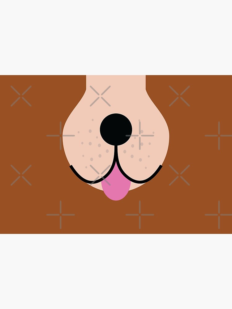 Tongue Out Dog Face by chanzds