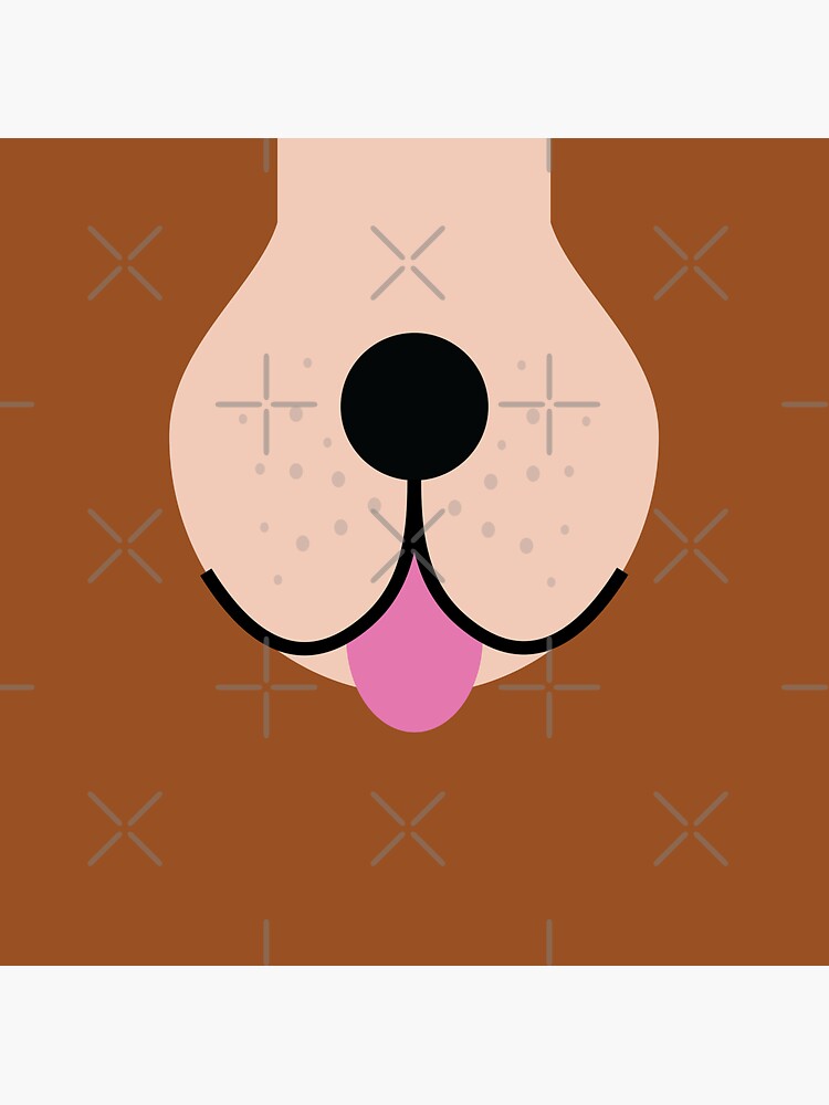 Tongue Out Dog Face by chanzds