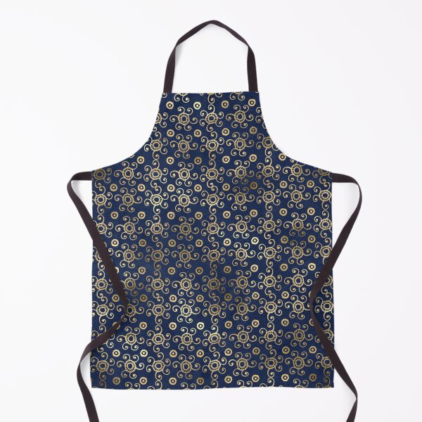 Artikelvorschau, Goldböhmisches Design auf blauem Leder entworfen und verkauft von AnnieHochmann.