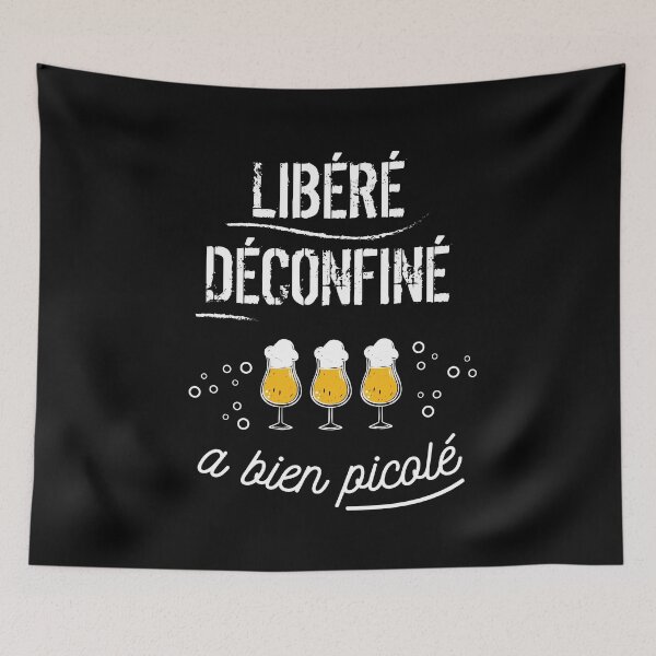 Item preview, deconfinement humor alcohol designed and sold by Catcrea.