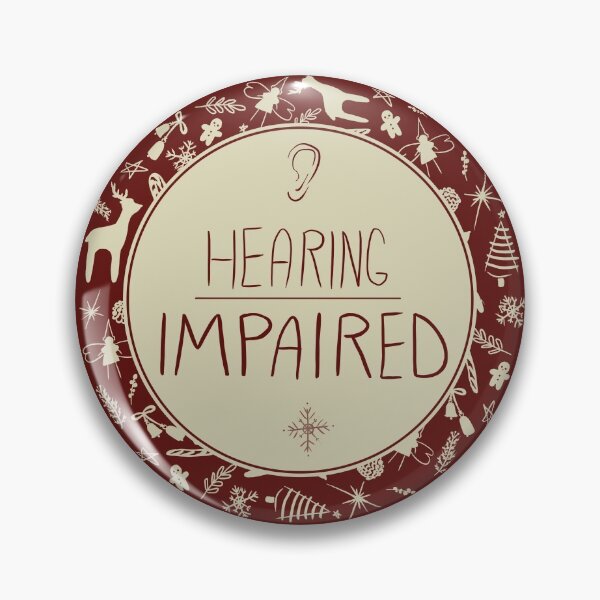 Item preview, Hearing Impaired Christmas Pattern Green designed and sold by MoxyBlack.