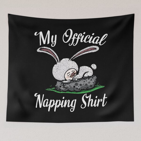 Item preview, Cute Bunny Nightgown - Rabbit My Official Napping   designed and sold by BornDesign.