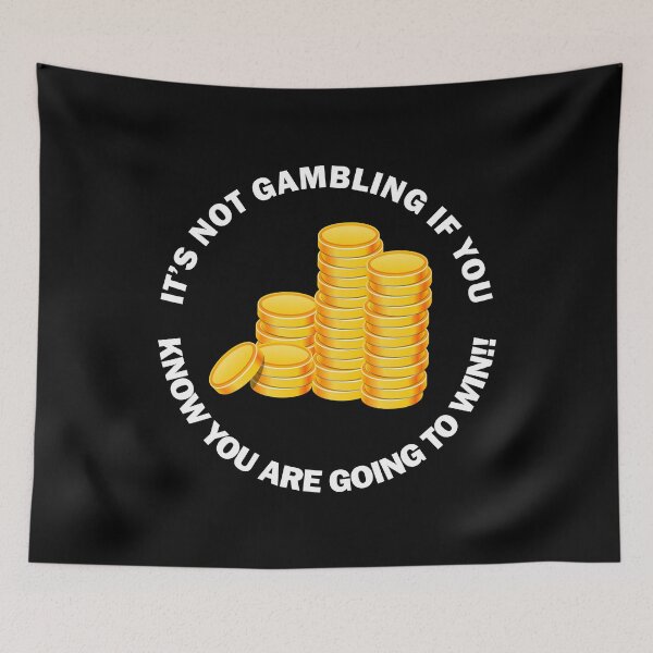Item preview, Gambling Memes Horse Racing Betting Casino Gamble Lottery Funny Meme designed and sold by Best Arts.