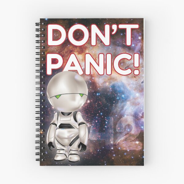 Item preview, Marvin (H2G2) "Don't Panic!" designed and sold by Frangotier.