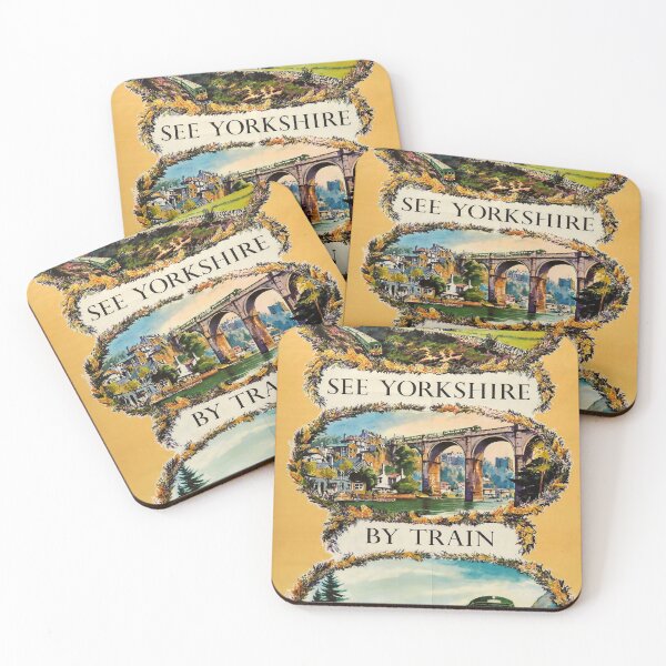 Item preview, retro classic See Yorkshire poster designed and sold by CorasPosters.
