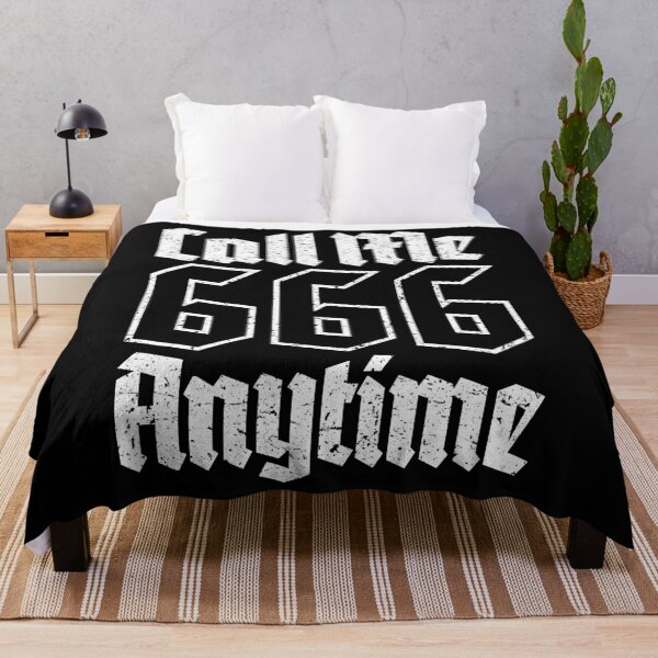 Item preview, 666 Call Me Anytime Funny Occult designed and sold by GrandeDuc.