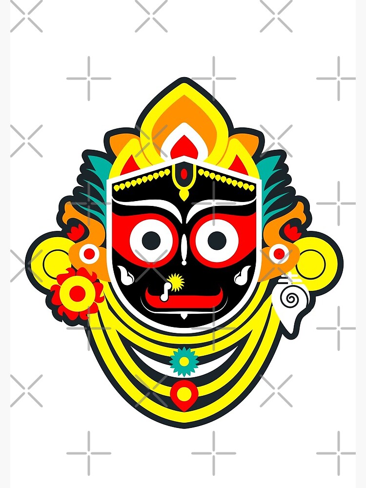 Ratha Yatra holiday celebration for Lord Jagannath, Balabhadra and  Subhadra. Vector illustration 7374724 Vector Art at Vecteezy