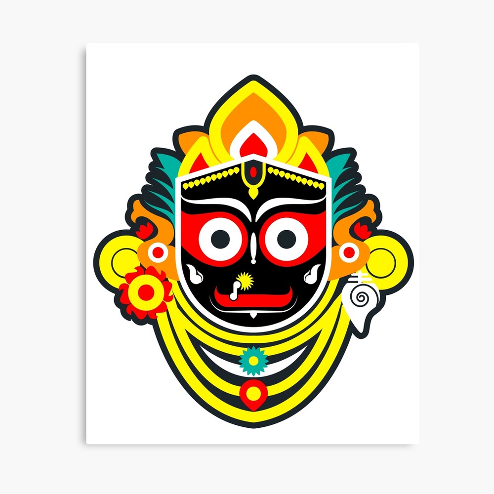 Buy Jagannath indian Pattachitra Folk Art Online in India - Etsy