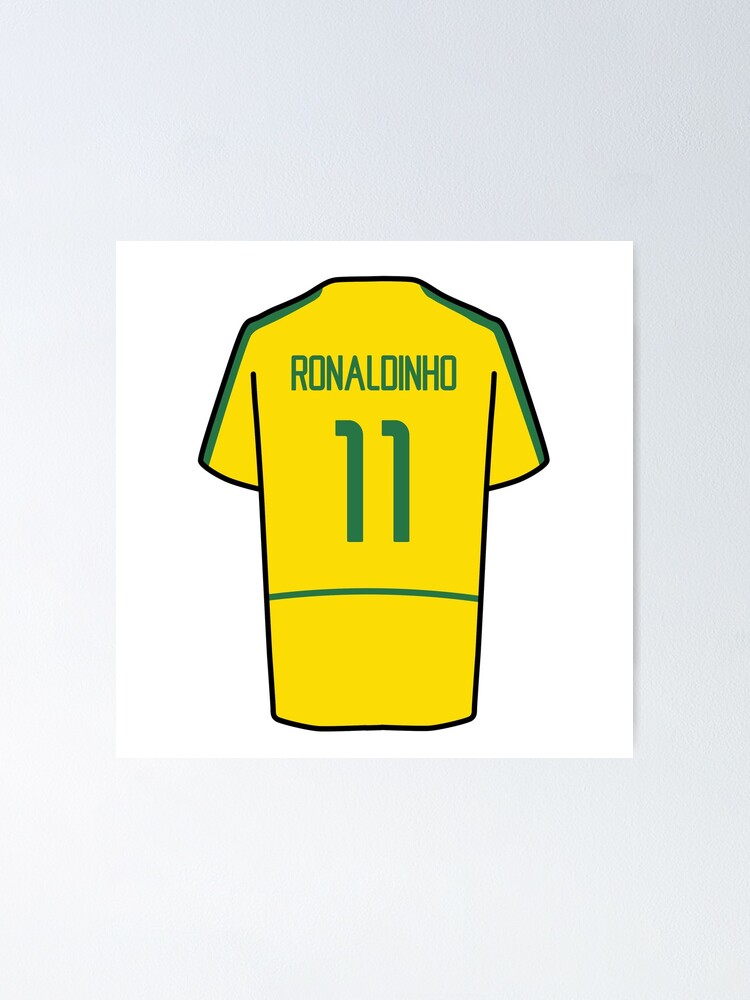 Ronaldo World Cup 2002 Jersey Poster for Sale by Zgjimi17