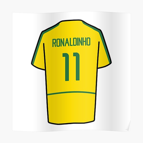 Ronaldo World Cup 2002 Jersey Poster for Sale by Zgjimi17