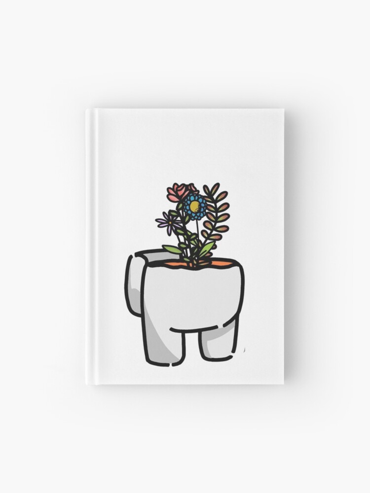 Cute Dead White Among Us Character Hardcover Journal By Allisonv05 Redbubble