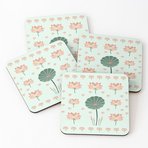 Item preview, Lotus Silk Flower Pattern designed and sold by sunnybandana.