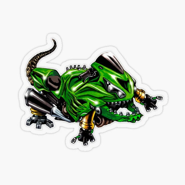 Kawasaki ZX14 Lizard Green | Sticker