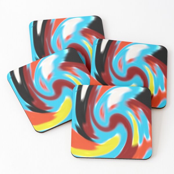 Item preview, Bight Colors Acrylic Paint Pouring Wave In Summer designed and sold by FarzT.