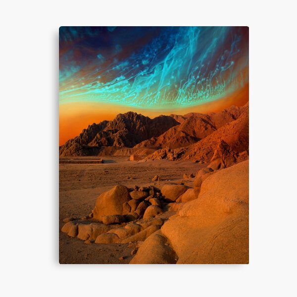 Home Away From Home - surreal landscape Canvas Print