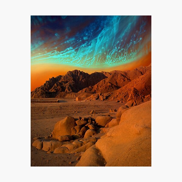 Home Away From Home - surreal landscape Photographic Print