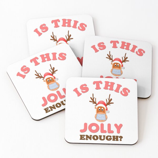 Item preview, Is This Jolly Enough - Funny Mask Reindeer and Text Effects Gift  designed and sold by leo121687.
