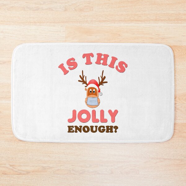 Item preview, Is This Jolly Enough - Funny Mask Reindeer and Text Effects Gift  designed and sold by leo121687.