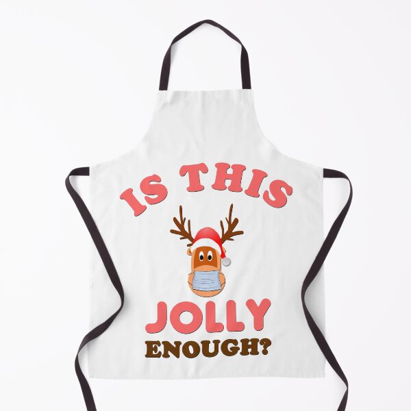 Item preview, Is This Jolly Enough - Funny Mask Reindeer and Text Effects Gift designed and sold by leo121687.