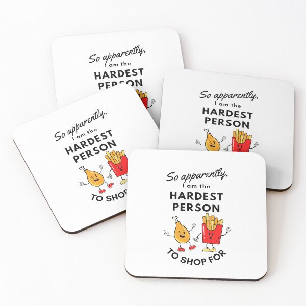 Item preview, So apparently, I am the hardest person to shop for - fried chicken and french fries designed and sold by champagnemoment.